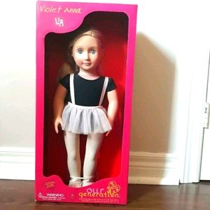 BNIB 18" Our Generation doll Violet Anna ballerina